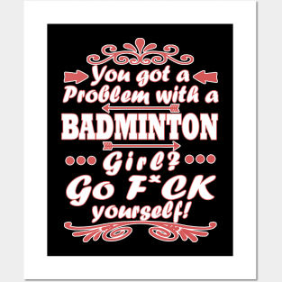 Badminton Shuttlecock Sport Gift Idea Posters and Art